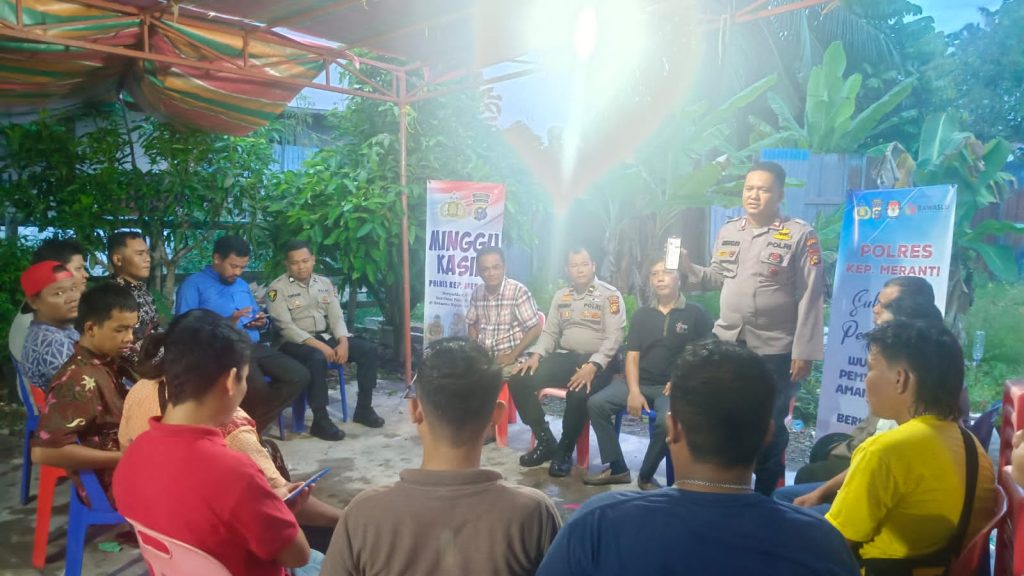 Polres Kepulauan Meranti Sampaikan Pesan Kamtibmas Kerukunan Beragama Dalam Program Minggu Kasih